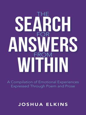 cover image of The Search for Answers from Within